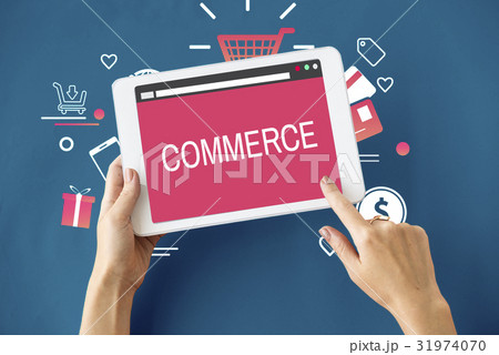Online Purchase Payment Commerce Concept Online Purchase Payment Commerce Concept 31974070