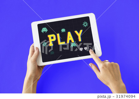 Game Play Entertainment Fun Relax Leisure Graphic 31974094