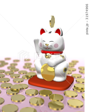 招き猫の貯金箱 31974966