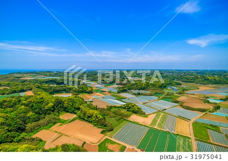 銚子市と旭市付近を空撮 31975041