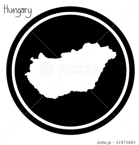 vector illustration white map of Hungary vector illustration white map of Hungary 31975883
