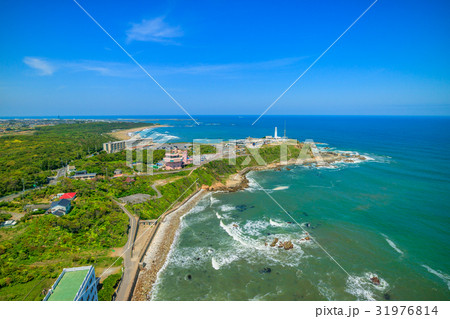 銚子市犬吠埼灯台付近を空撮 銚子市犬吠埼灯台付近を空撮 31976814