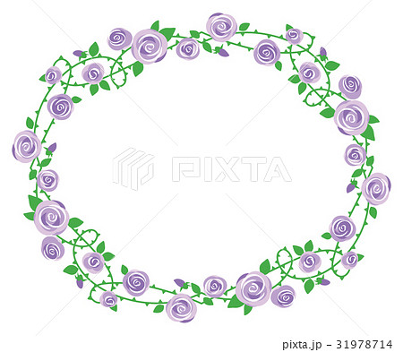 紫のバラのフレーム light purple roses, decoration frame 紫のバラのフレーム light purple roses, decoration frame 31978714