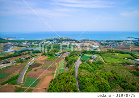 千葉県銚子市天王台付近を空撮 31978778