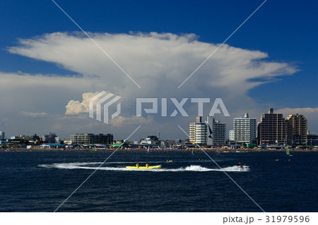 神奈川県藤沢市 片瀬海岸 江の島 神奈川県藤沢市 片瀬海岸 江の島 31979596