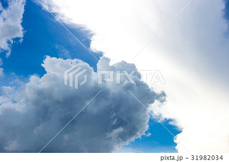 the sky's overcast rainy season 31982034