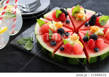 すいかピザ 31986628