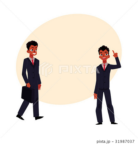 Black, African American businessman, manager in 31987037