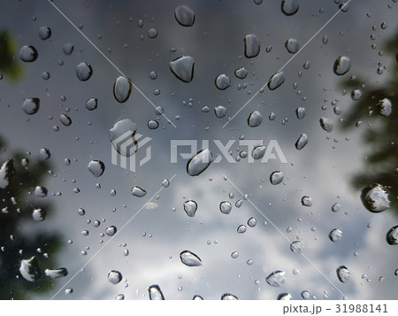 Raindrop on the window 31988141