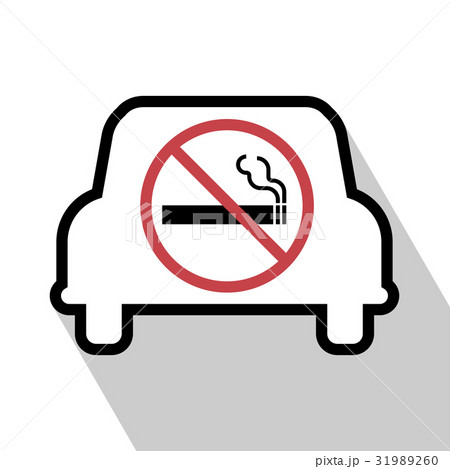 No smoking sign in the car 31989260