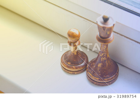 Old chess Board. Old chess Board. 31989754