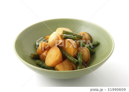 新ジャガとインゲン豆の煮もの豆板醤いり 31990609
