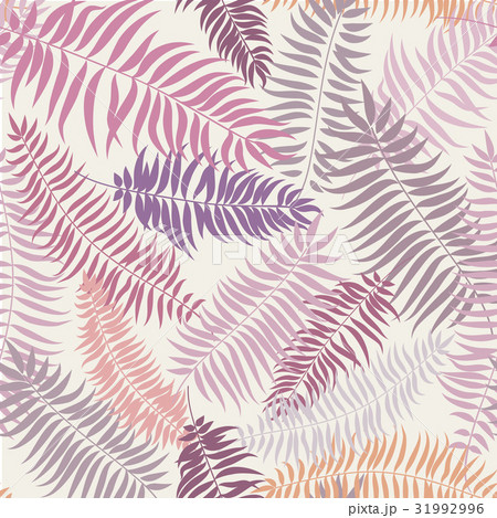 Floral leaves seamless pattern. Nature background 31992996