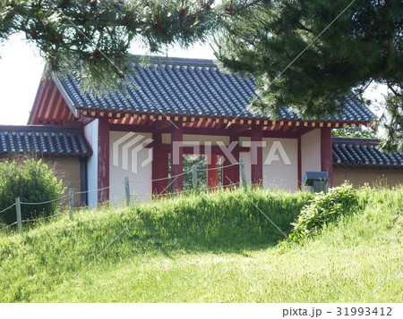 秋田城址(復元された出羽柵) 秋田城址(復元された出羽柵) 31993412