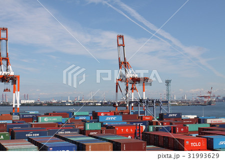 コンテナターミナル コンテナターミナル 31993629