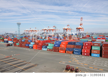 コンテナターミナル コンテナターミナル 31993631