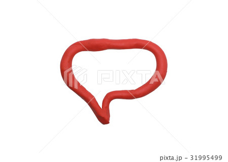 plasticine speech bubble plasticine speech bubble 31995499
