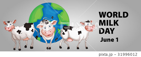 Poster design for world milk day Poster design for world milk day 31996012