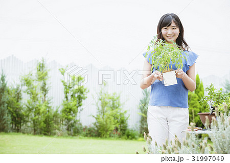 ガーデニングイメージ20女性 ガーデニングイメージ20女性 31997049