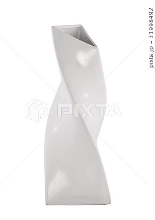 Beautiful ceramic vase on white background Beautiful ceramic vase on white background 31998492