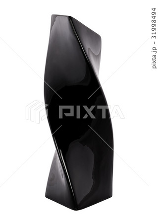 Beautiful ceramic vase on white background 31998494