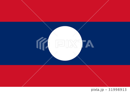 background of laos flag 31998913