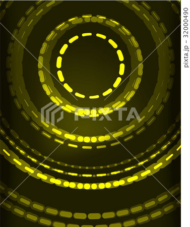 Neon circles abstract background Neon circles abstract background 32000490