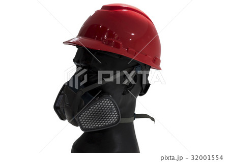 mannequin with Safety helmets and gas filter mask mannequin with Safety helmets and gas filter mask 32001554