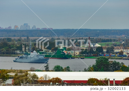 Military ship sailing 32002133