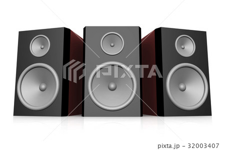 Loudspeakers against a white background 32003407