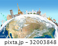 Famous landmarks around the world concept travel  32003848