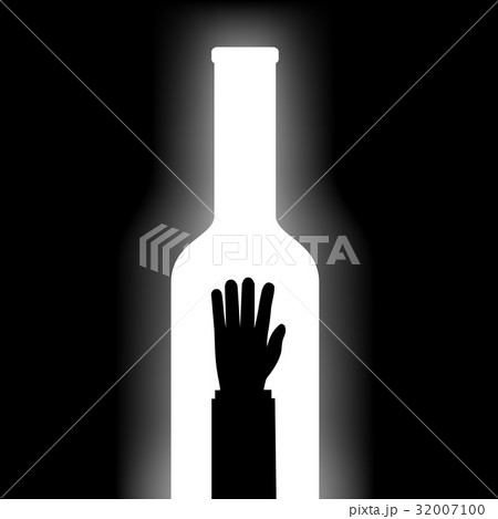 bottle with alcohol. bottle with alcohol. 32007100