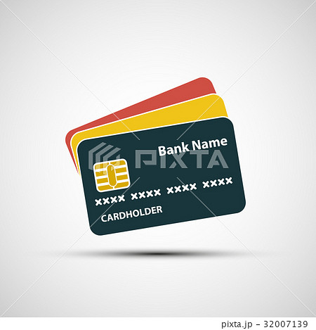 credit cards vector 32007139