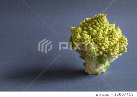 Cauliflower on blue background 32007415