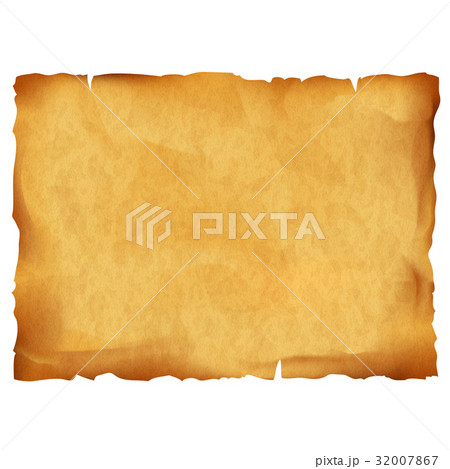 Old parchment isolated on white background 32007867