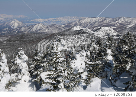 横手山山頂からの山々 32009253