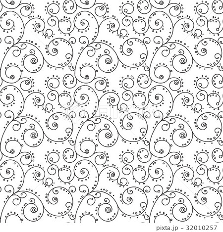 Seamless Pattern Zentangle Ornament Coloring Book Seamless Pattern Zentangle Ornament Coloring Book 32010257
