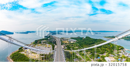 瀬戸大橋【北備讃瀬戸大橋主塔より】 32015758