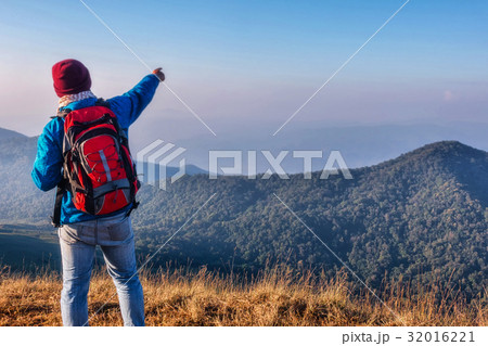 Tourist enjoy travel. Tourist enjoy travel. 32016221