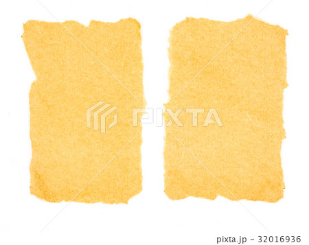 Blank brown paper on white background 32016936