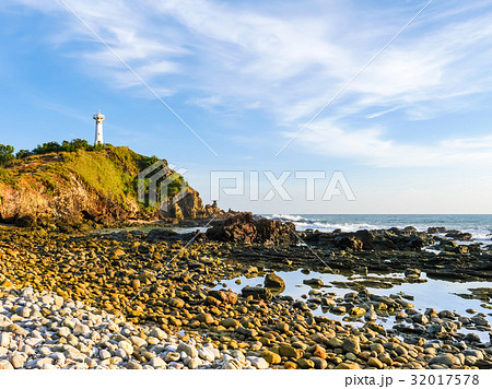 Seascape with the old lighthouse Seascape with the old lighthouse 32017578