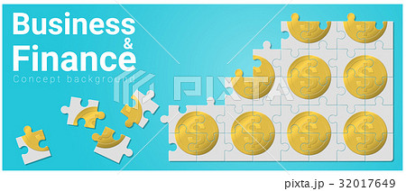 Business background with money jigsaw puzzle Business background with money jigsaw puzzle 32017649