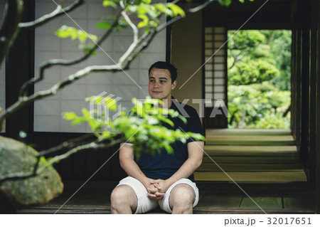 日本観光するフランス人 32017651