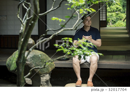 日本観光するフランス人 32017704