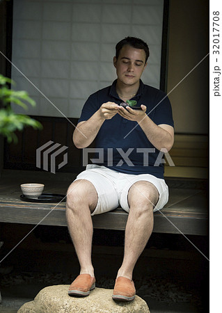 日本観光するフランス人 32017708