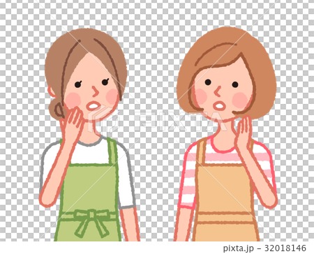 話し合う二人の女性 32018146