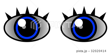 目玉のイラスト素材 3414