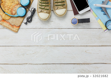 Top view to travel concept. Top view to travel concept. 32021682