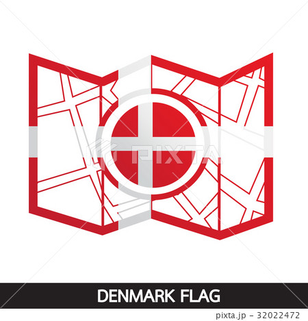 Denmark flag design illustration 32022472