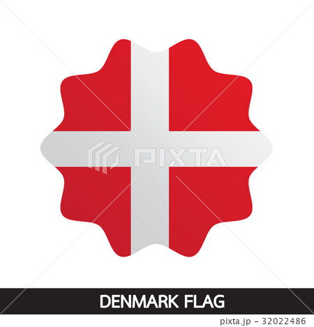 Denmark flag design illustration 32022486